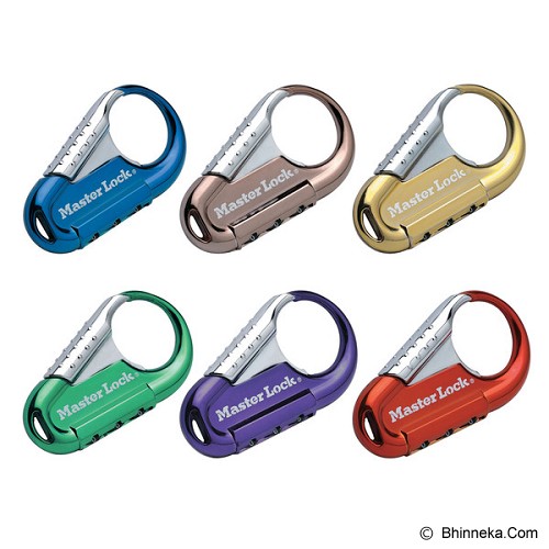 MASTER LOCK Carabiners Resettable Combination 1547DCOL